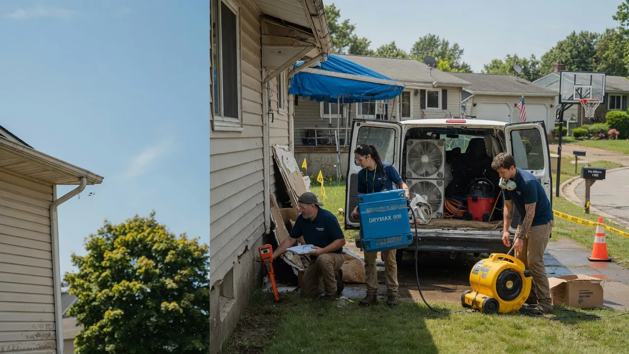 Ceiling Leak Cleanup in Stanwood, MI near me